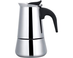Draagbare RVS Moka Express Espressopot voor Thuis en Kantoor
