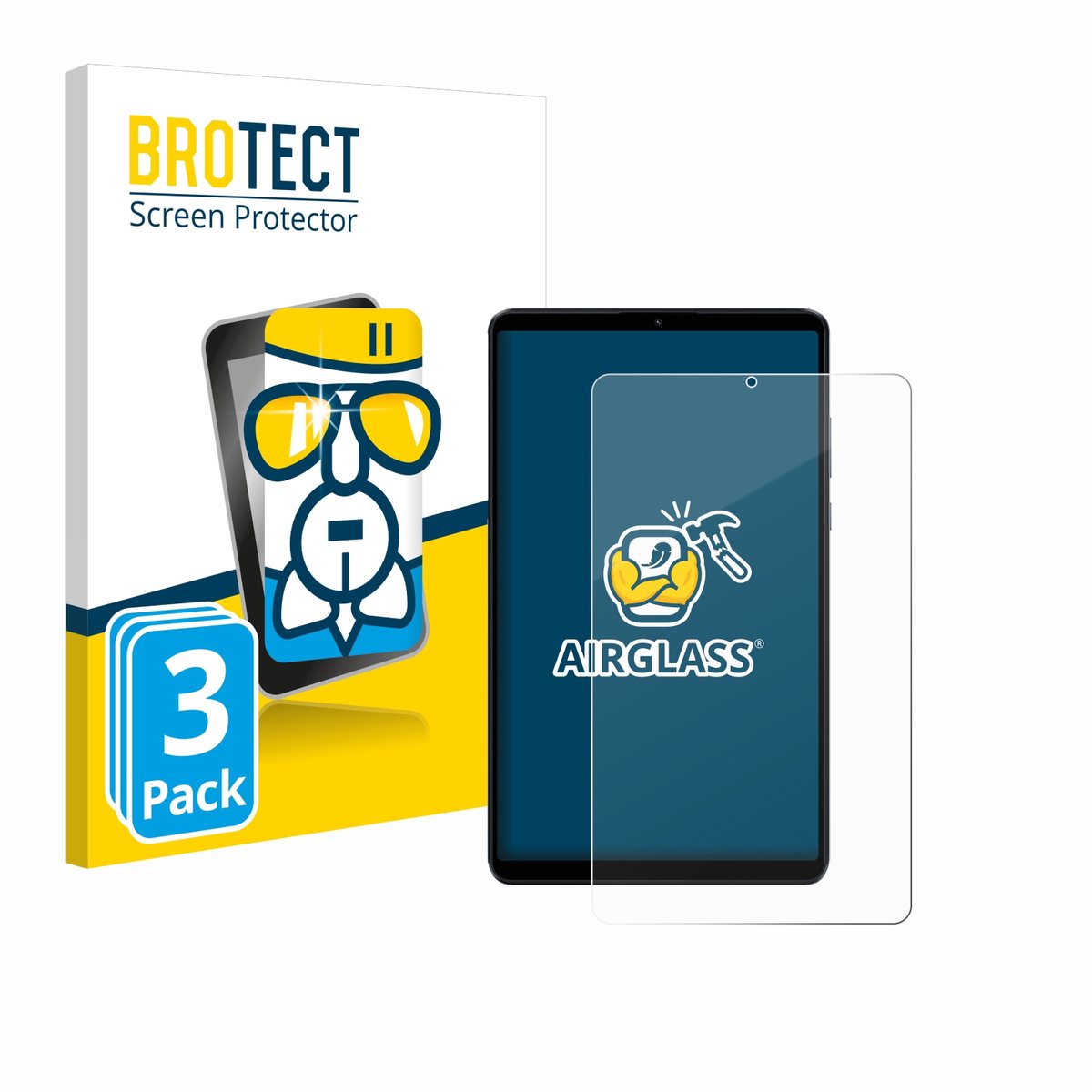 Screenprotector 3 Stuks voor Xiaomi Redmi Pad SE 8.7 Beschermglas transparant