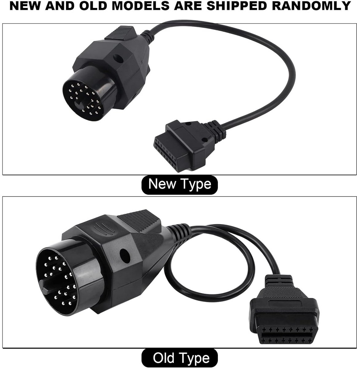 OBD2 Verlengkabel Adapter 20 Pin naar 16 Pin voor Auto Diagnose Scanner