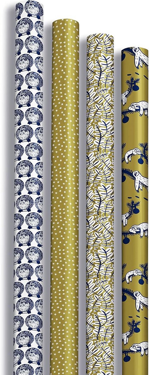 Kwaliteit Cadeaupapier Geschenkverpakking 5 Meter Breedte Diverse Motieven