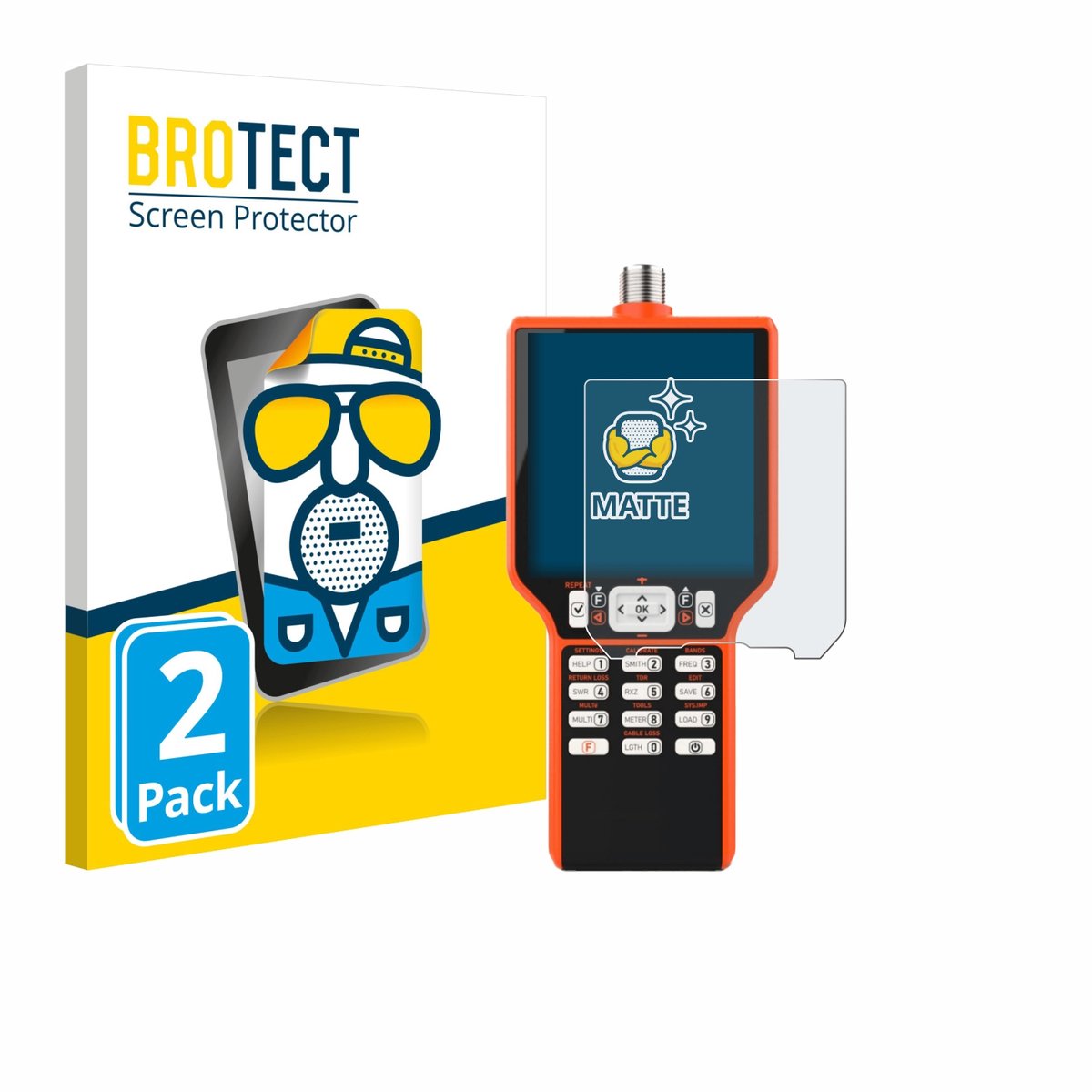 BROTECT - Screenprotector voor RigExpert MATCH - Folie Beschermfolie matte 2 Stuks