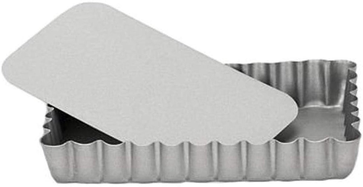 Ronde vorm met afneembare bodem - 13 x 8 cm - roestvrijstaal
