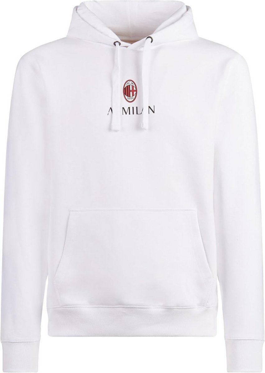 AC Milan 1899 Classic Crest Hoodie - Katoenen Sweater met Capuchon voor Heren en Dames