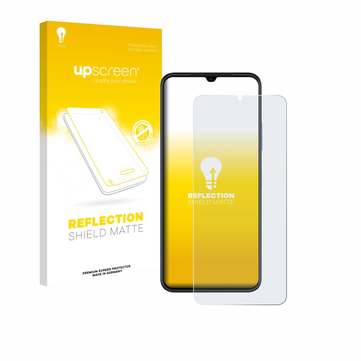 upscreen - Screenprotector voor Huawei Nova Y61 - Folie Beschermfolie anti glare matte