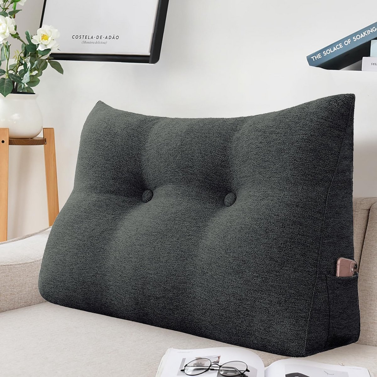 Comfortabel XXL Leeskussen met Rugleuning voor Bed en Bank - Verstelbaar en Ondersteunend