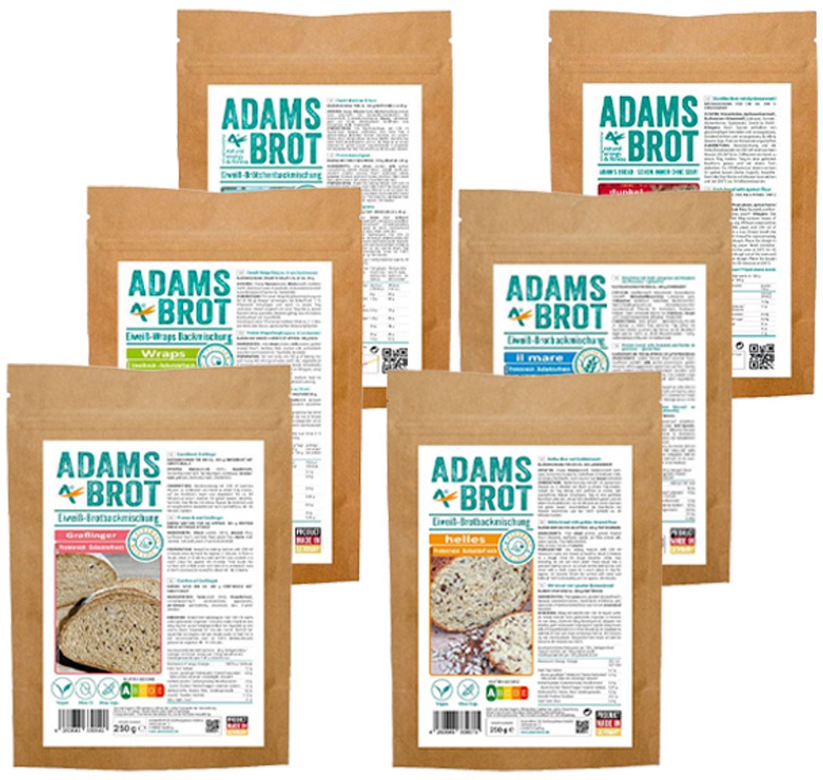Adams Brot | Mixpakket | 1 x 1.5 kg
