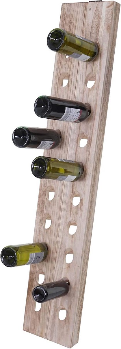 Houten Flessenrek voor 20 Flessen in Shabby Stijl