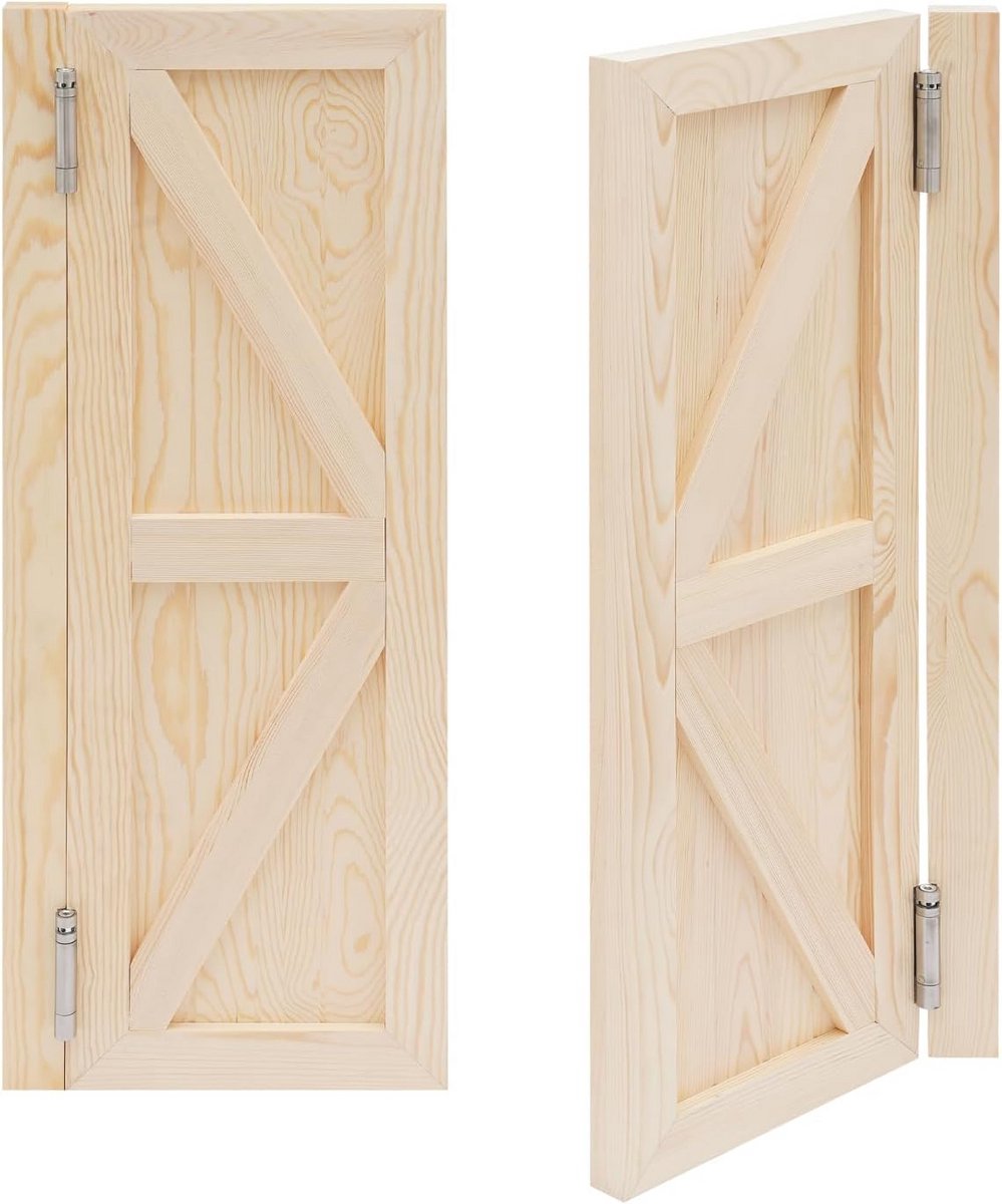 Houten Schommeldeur Pendeldeur Lamellendeur Grenenhout Dubbel