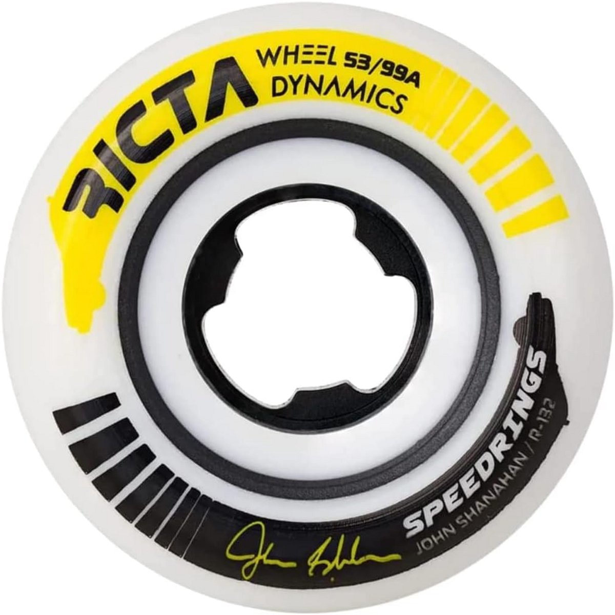 Set van 4 Skateboard Wielen 53mm 99a Breed Oppervlak voor Controle