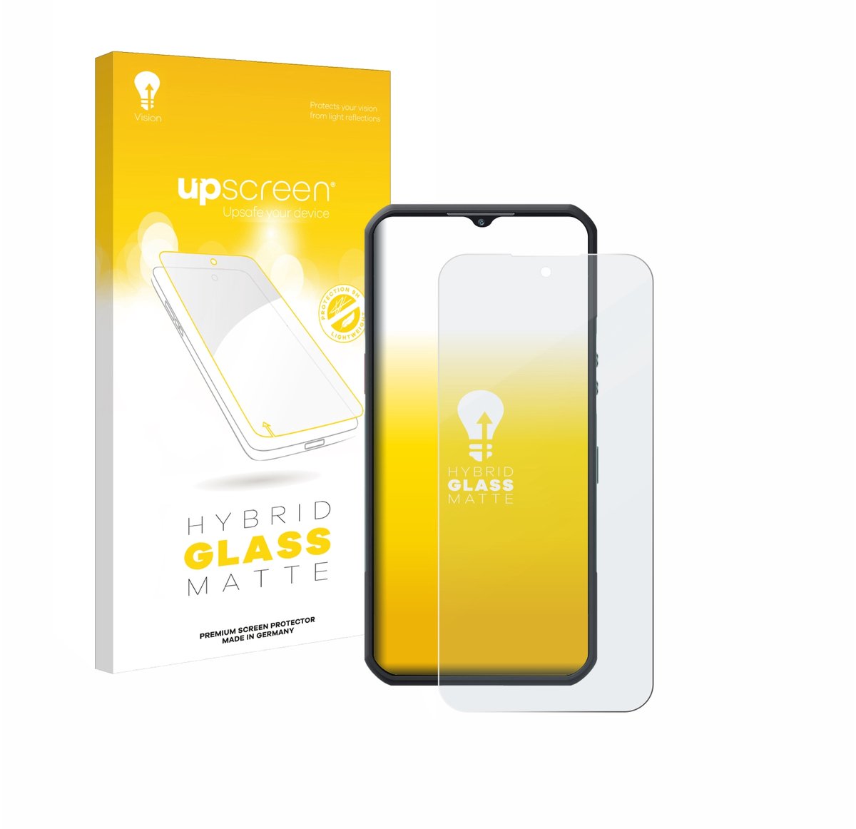 upscreen - Screenprotector voor Oukitel WP55 Pro - Folie Beschermfolie Beschermglas matte