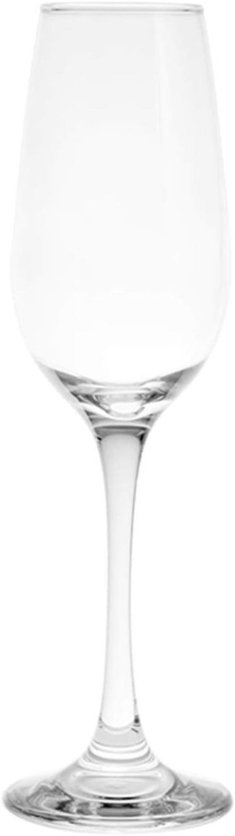 Set van 6 Amberkleurige Wijnglazen van Glas - 20 cl