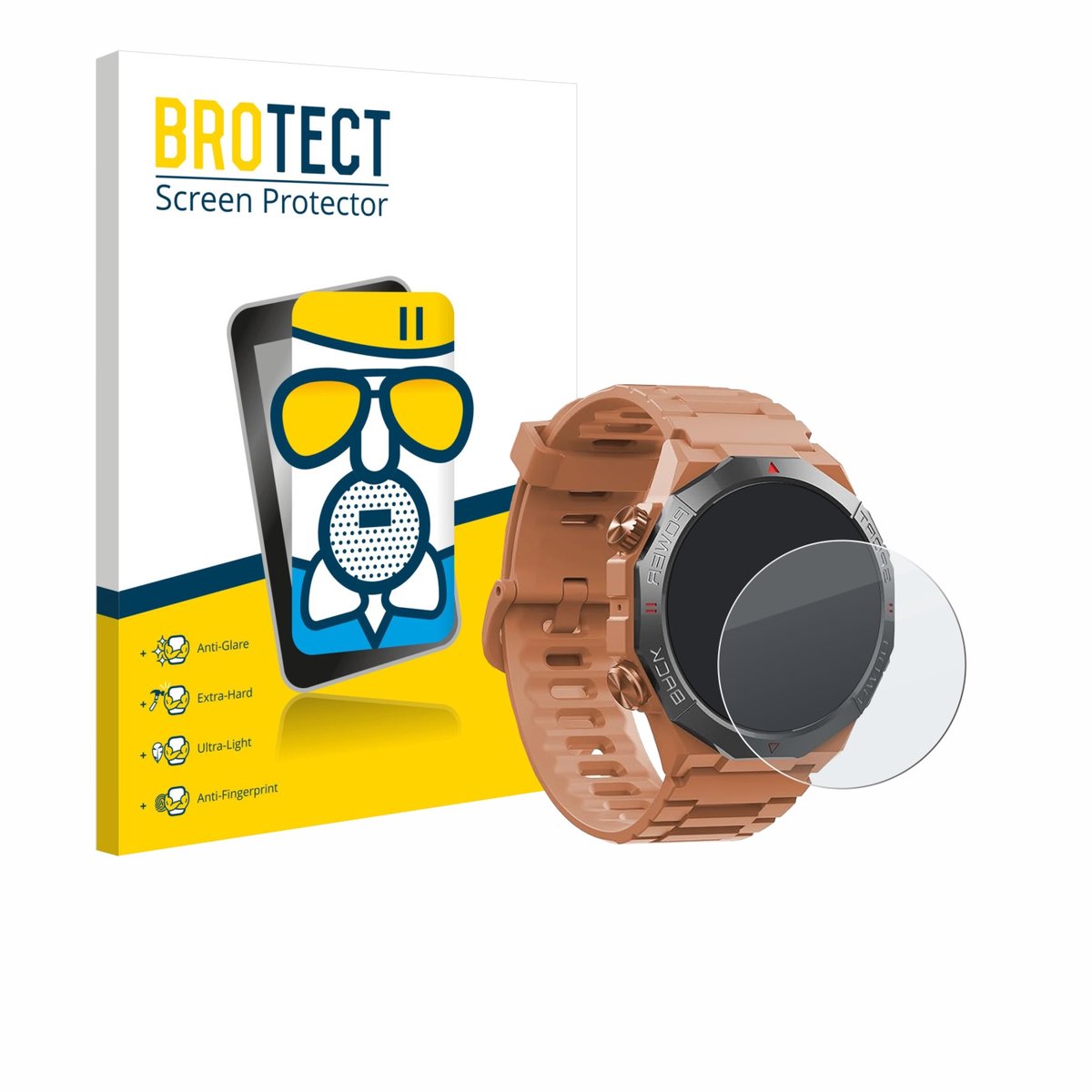 BROTECT - Screenprotector voor Qecnato S10 1.39" - Folie Beschermfolie Beschermglas matte