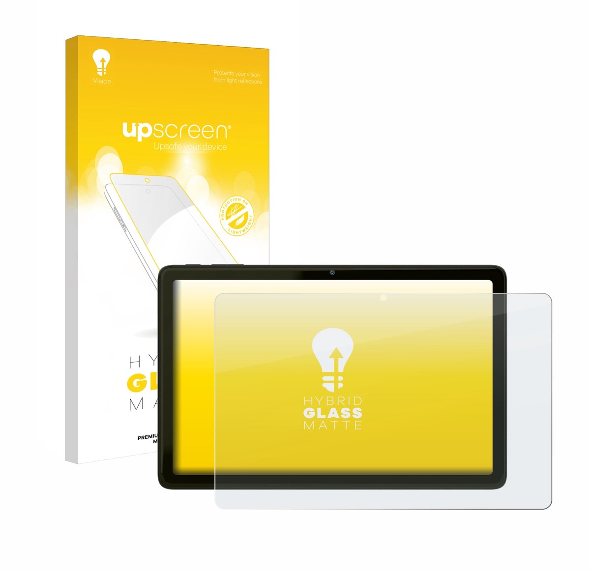 upscreen - Screenprotector voor VALE Tablet V10A - Folie Beschermfolie Beschermglas matte