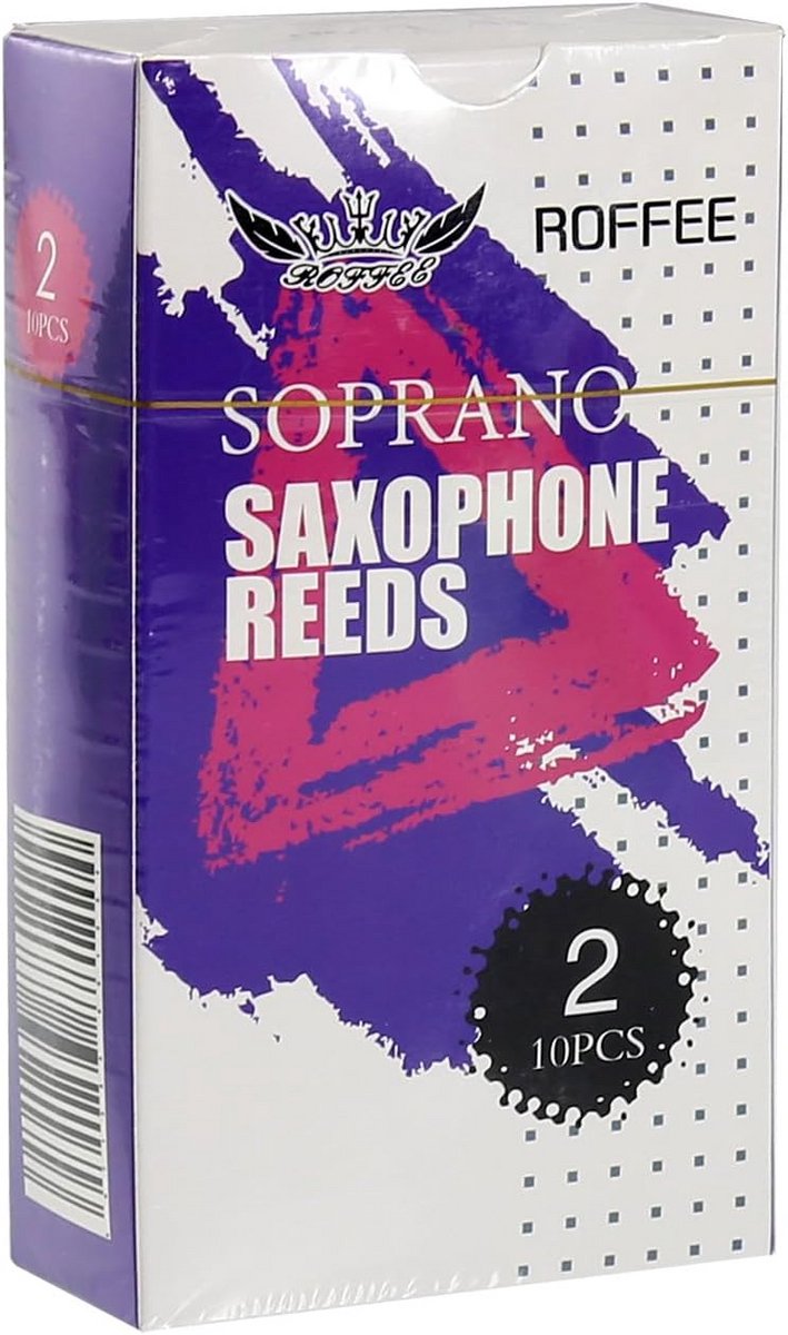 Sopraan Saxofoon Rietjes Sterkte 2.0 - 10 Stuks Zacht Riet