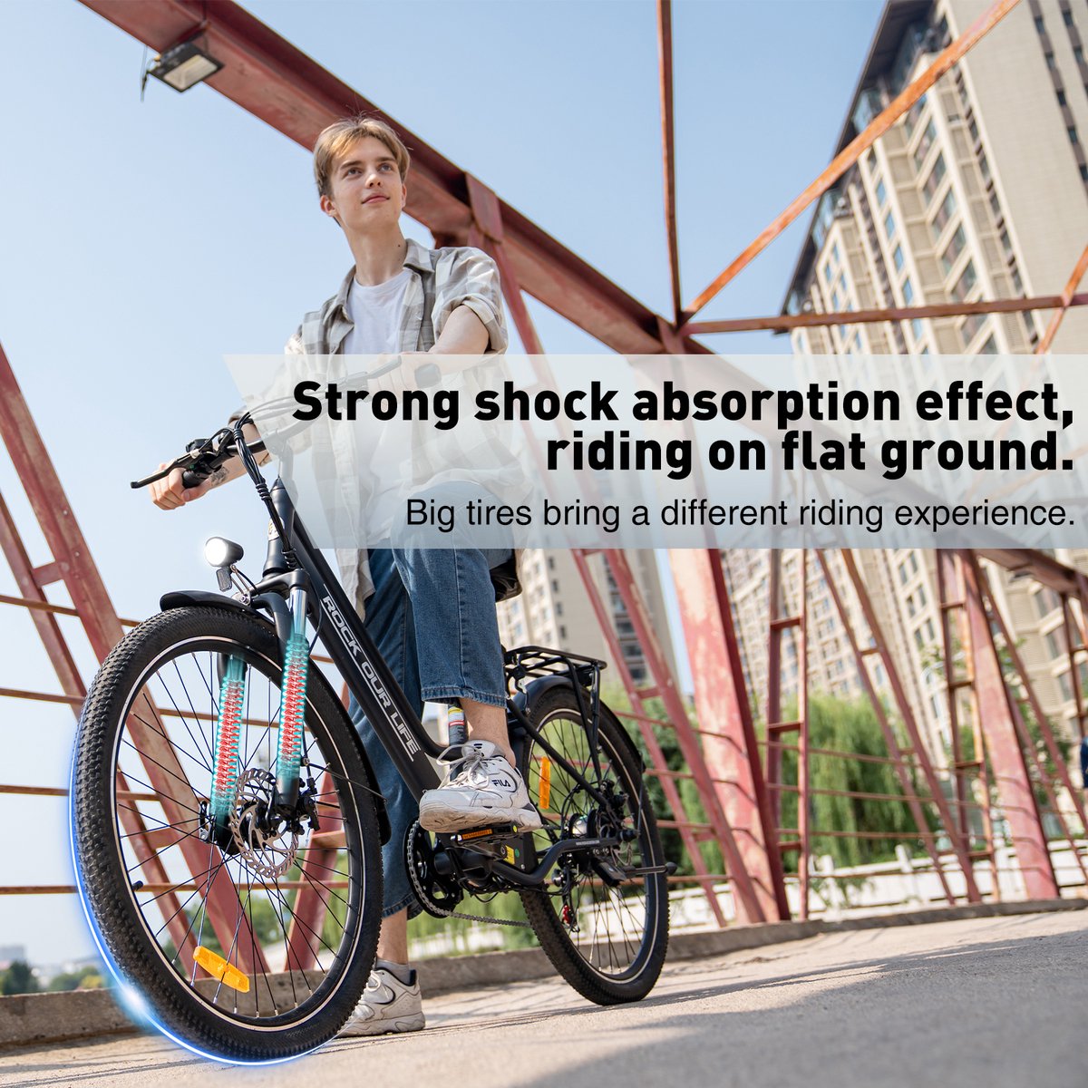 RCB Elektrische Fiets RK8S | 26 Inch | 250W Motor | 7 Versnellingen | Zwart - afbeelding 3