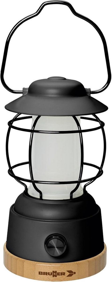 Dimbare LED Camping Lantaarn met Bamboedetails - Sfeervolle Buitenverlichting