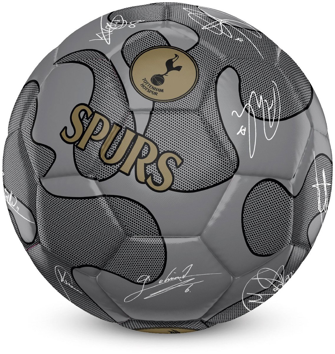 Tottenham Hotspur voetbal - 32 Panel Camo - met handtekeningen - maat 5