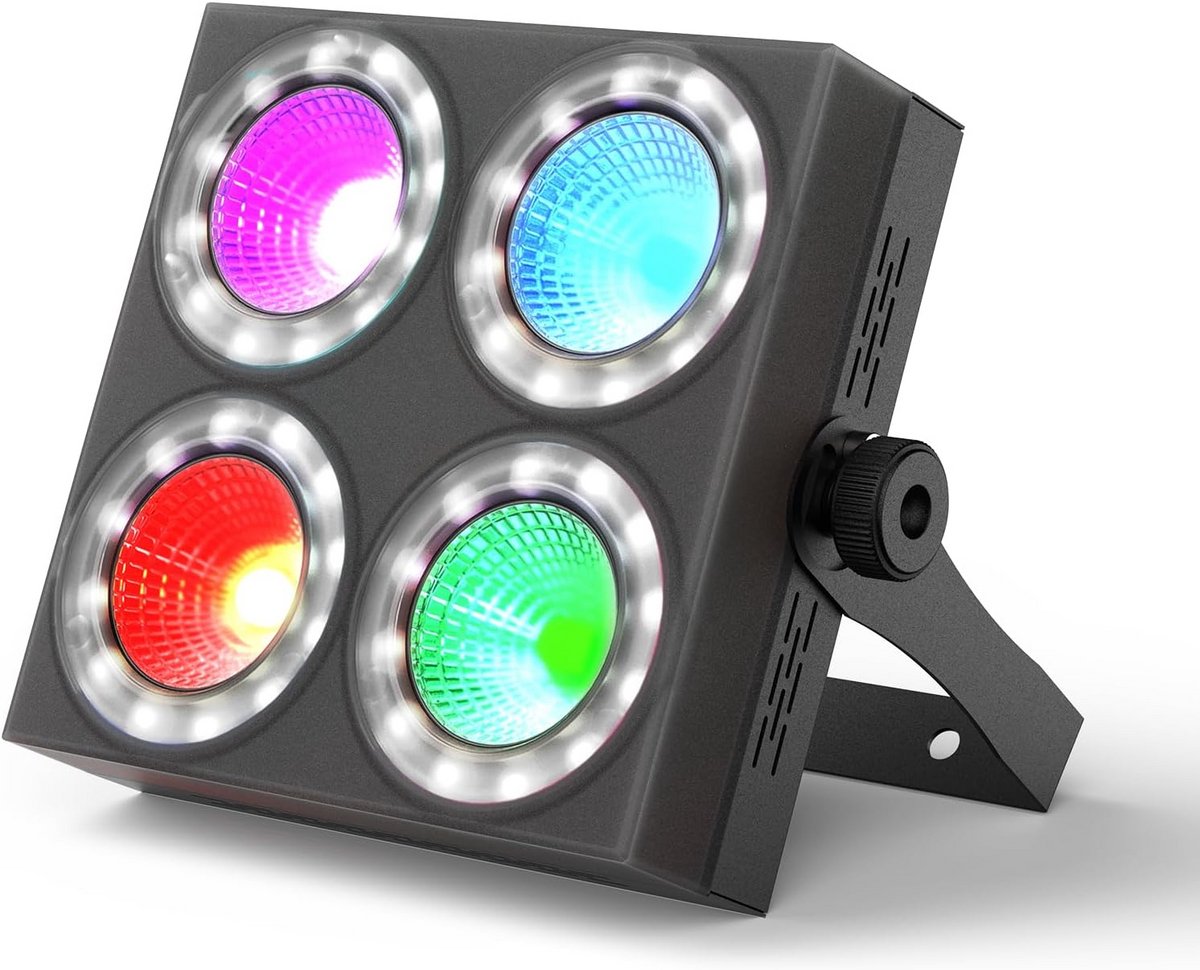 Krachtige RGBW LED Par Schijnwerper voor Podium en Feestverlichting met DMX