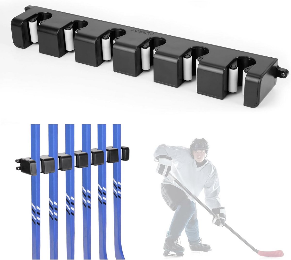 Stevige Muurbeugel voor het Ophangen van Hockeysticks