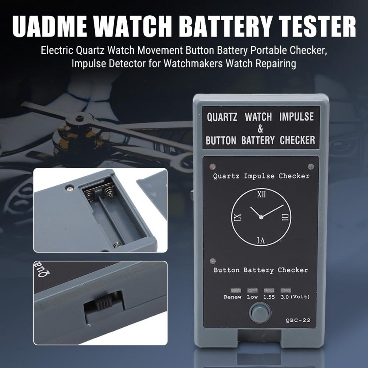 Draagbare Batterijtester voor Horloges en Kwartswerken