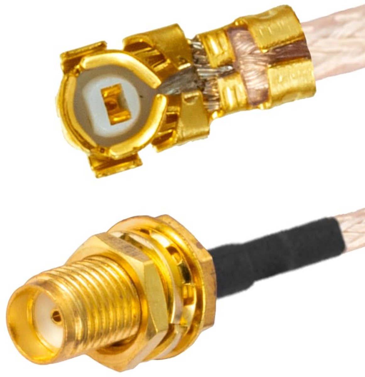 U.FL naar SMA Vrouwelijke Antennekabel RG178 15CM voor WiFi Routers en Netwerkkaarten