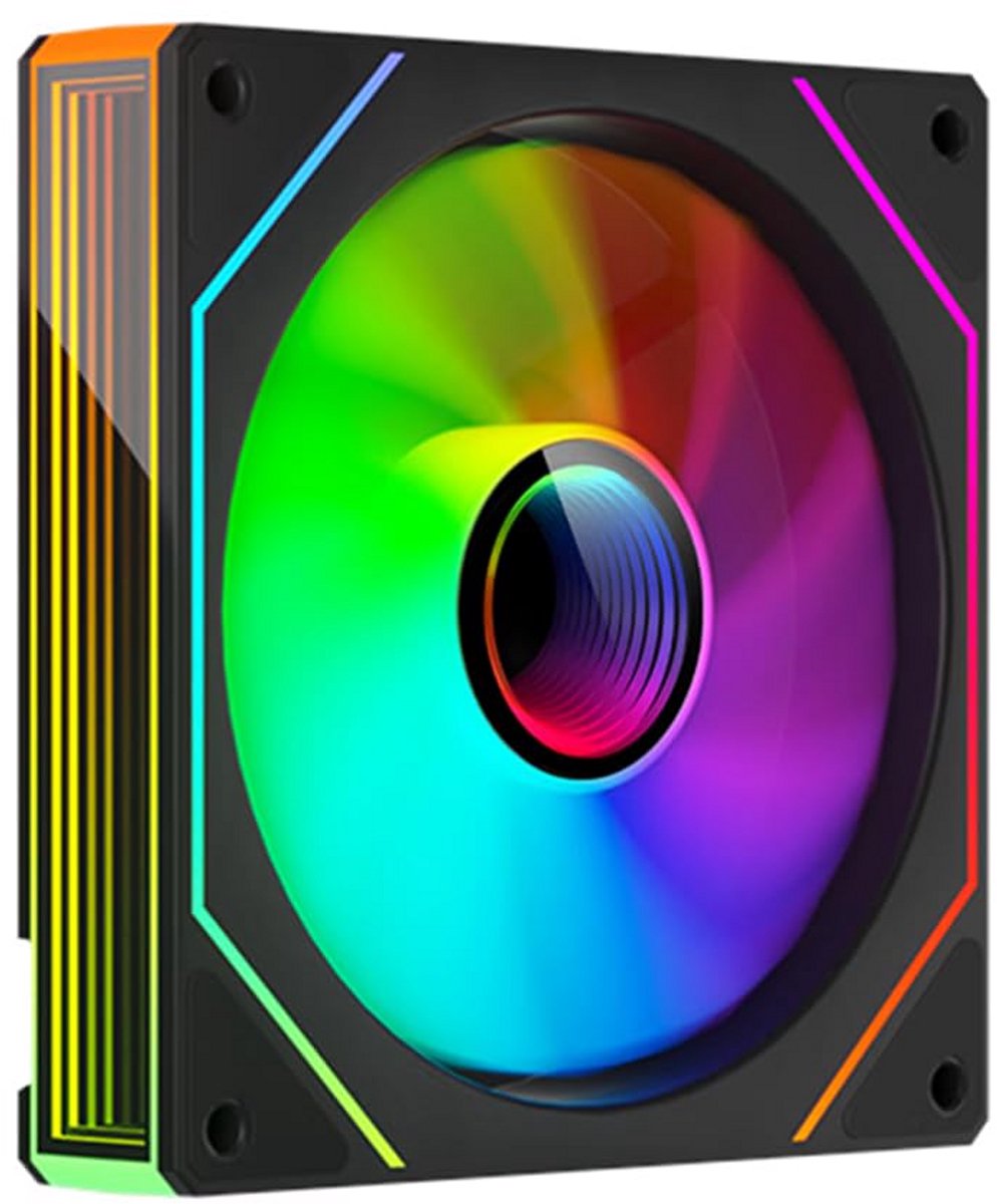 ARGB PC Ventilator met PWM Controle en Oneindige Spiegel Effect