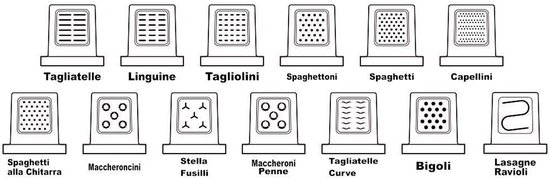 Elektrische Pastamachine met 13 Vormen voor Zelfgemaakte Pasta en Lasagne — afbeelding 5