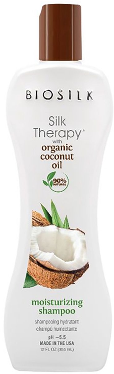 Biosilk - Organic Coconut Oil Moisturizing Shampoo - 355ml