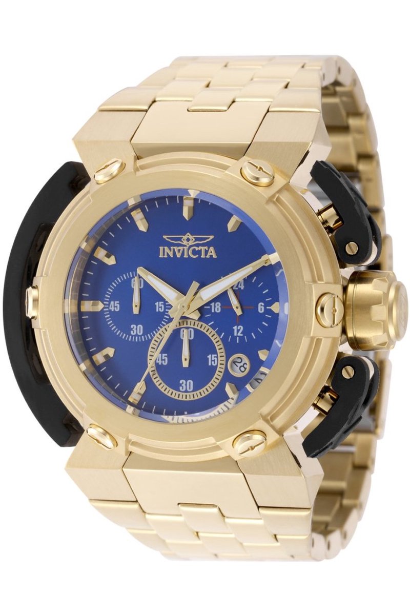 Invicta Coalition Forces - X-Wing 49770 Heren Horloge - Waterdicht - Analoog - Quartz Uurwerk - Roestvrij Staal met Blauwe Wijzerplaat - 46mm