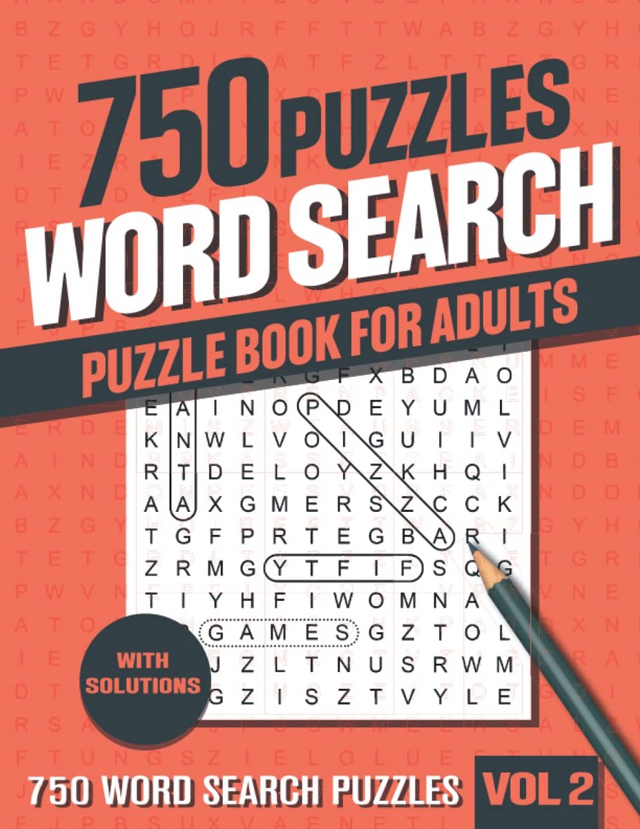 750 Grote Woordzoekers Puzzelboek voor Volwassenen en Senioren - Veel Plezier met Woord Zoek Puzzels