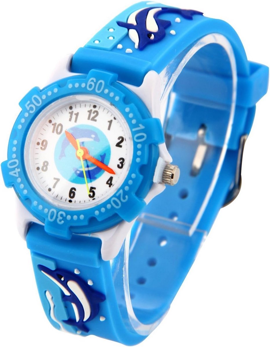 Digitaal Quartz Kinderhorloge Meisjes met Cartoon Siliconen Armband