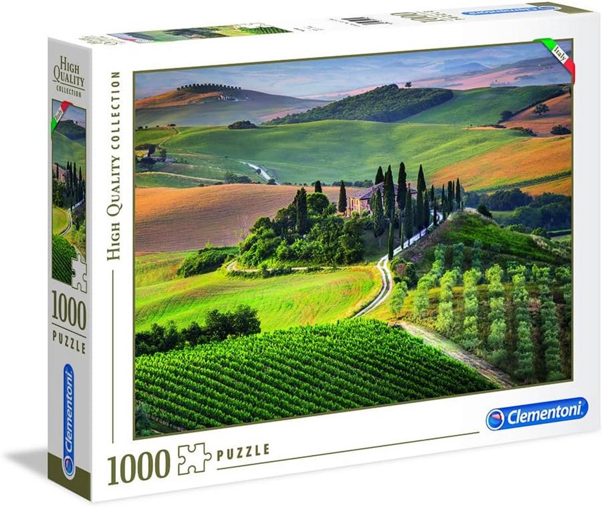 1000 Stukken Puzzel Hoge Kwaliteit Toscane Collectie