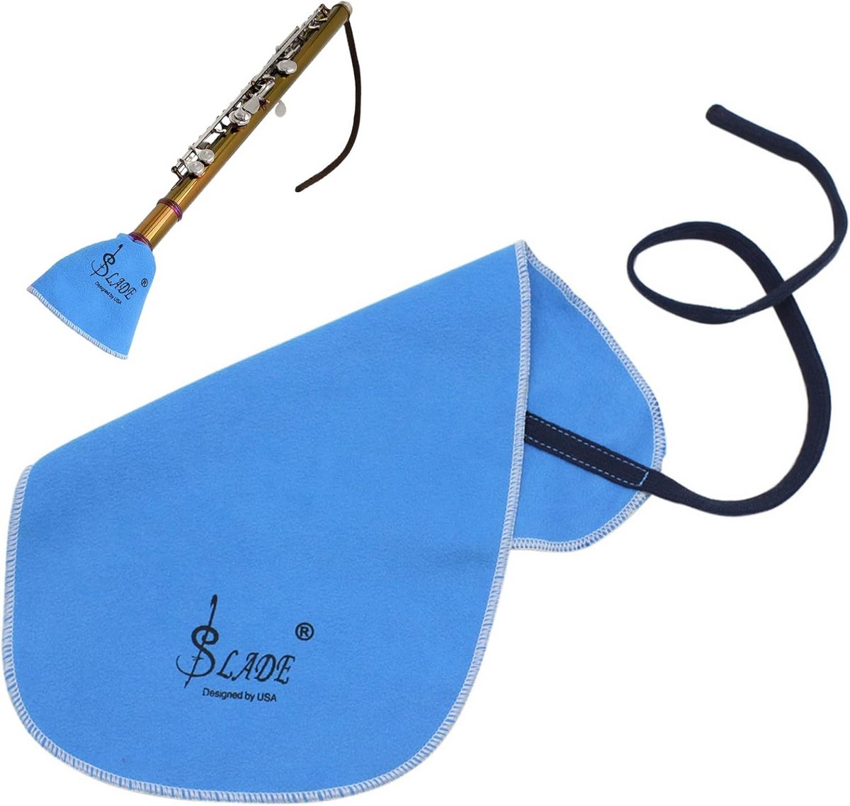 Reinigingsdoek voor Blaasinstrumenten zoals Klarinet, Fluit en Saxofoon