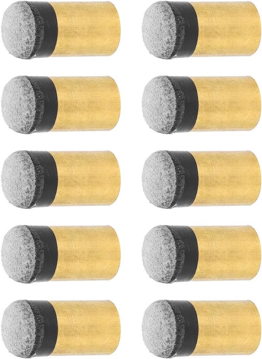 10-Delige Keu Pompans en Ferrule Set 10mm voor Biljart en Poolkeus