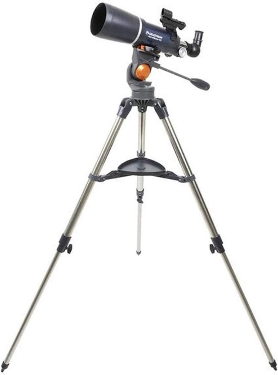 Refractortelescoop 80AZS voor sterrenkijken en natuurobservatie met statief