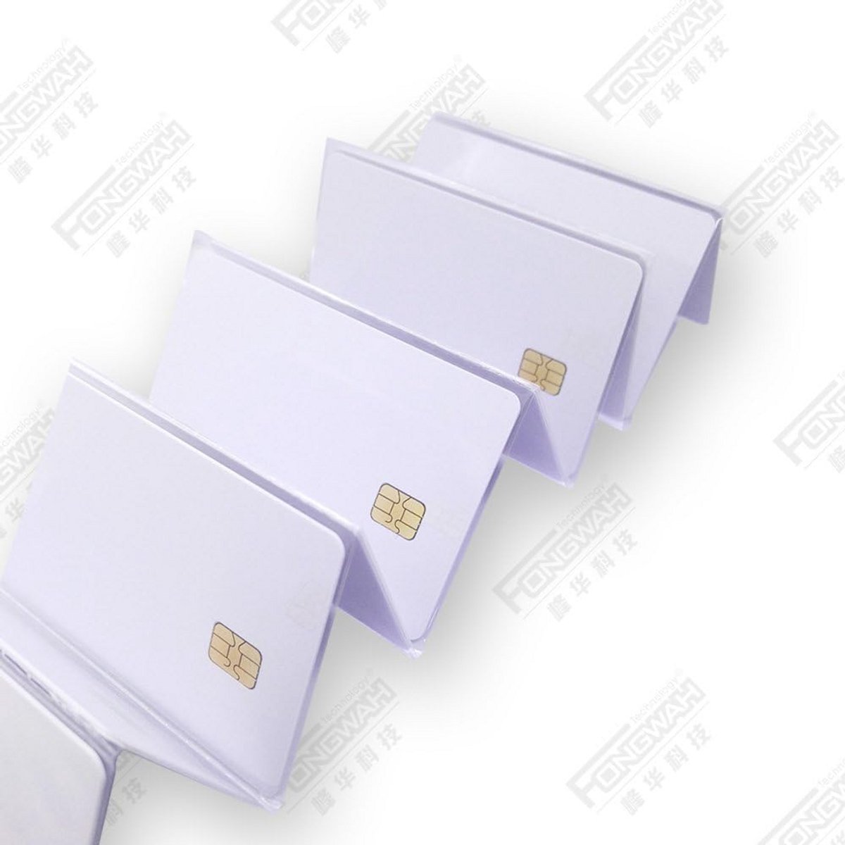 20x Blanco Contact IC Kaarten (ISO 7816, 4442 Chip) Standaard Bankkaart Formaat