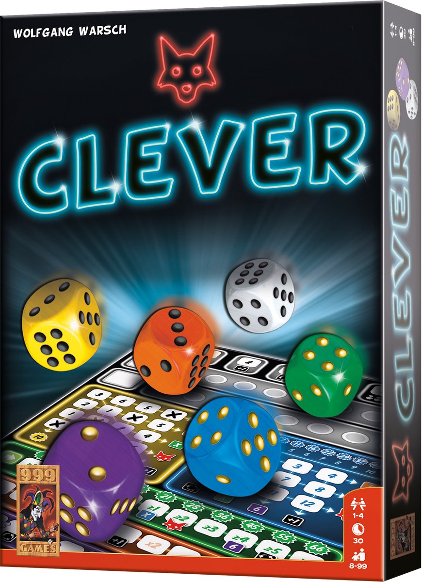 999 Games - Clever - Dobbelspel - Creëer kettingreacties door de juiste keuzes te maken - Gezelschapsspel - Familiespel - Strategiespel - Klein cadeautje — afbeelding 9