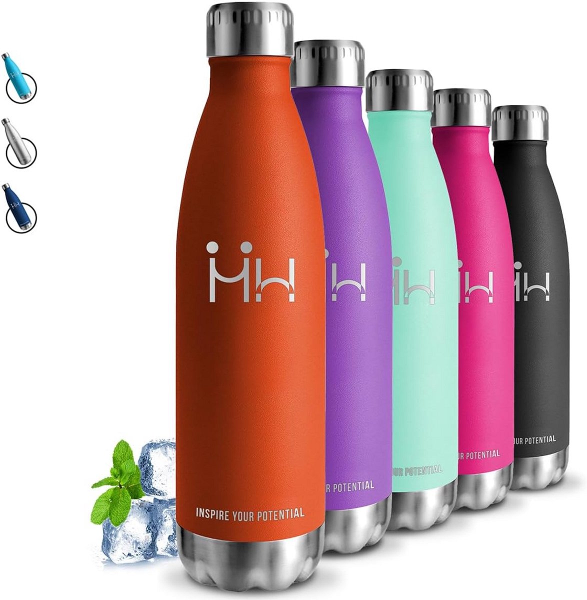 Thermosfles RVS 0,75L - Houdt Drank 24u Koud en 12u Warm