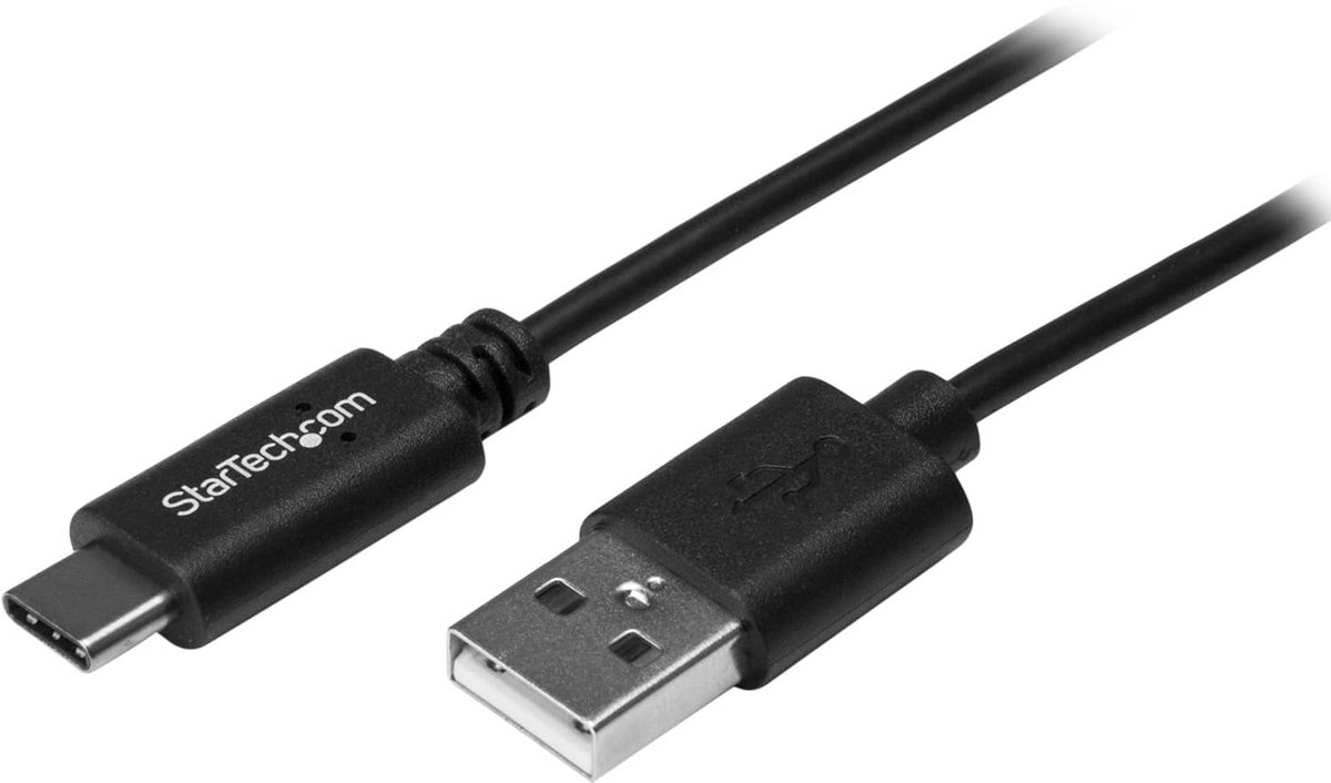 USB 2.0 Kabel USB-A naar USB-C Type-C, 1 Meter, Man/Man voor Opladen en Data