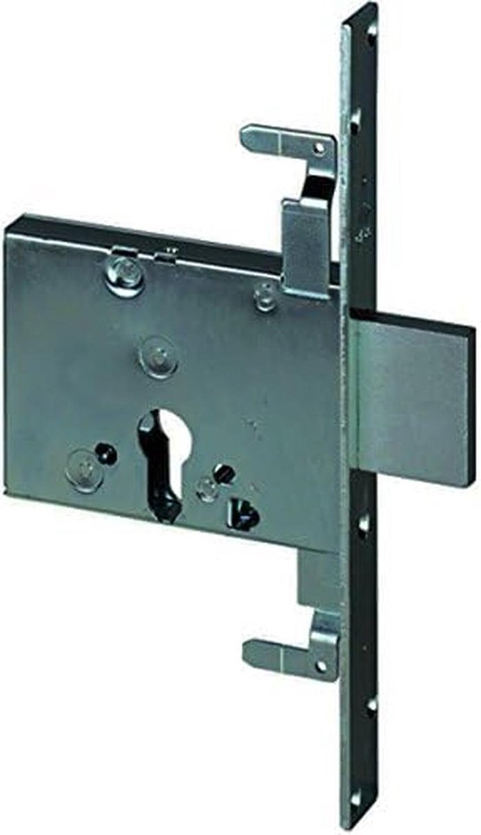 Insteekslot - Drievoudig slot - Deuren beveiligen - Verzinkte box en voorkant - 60 mm - Metaal