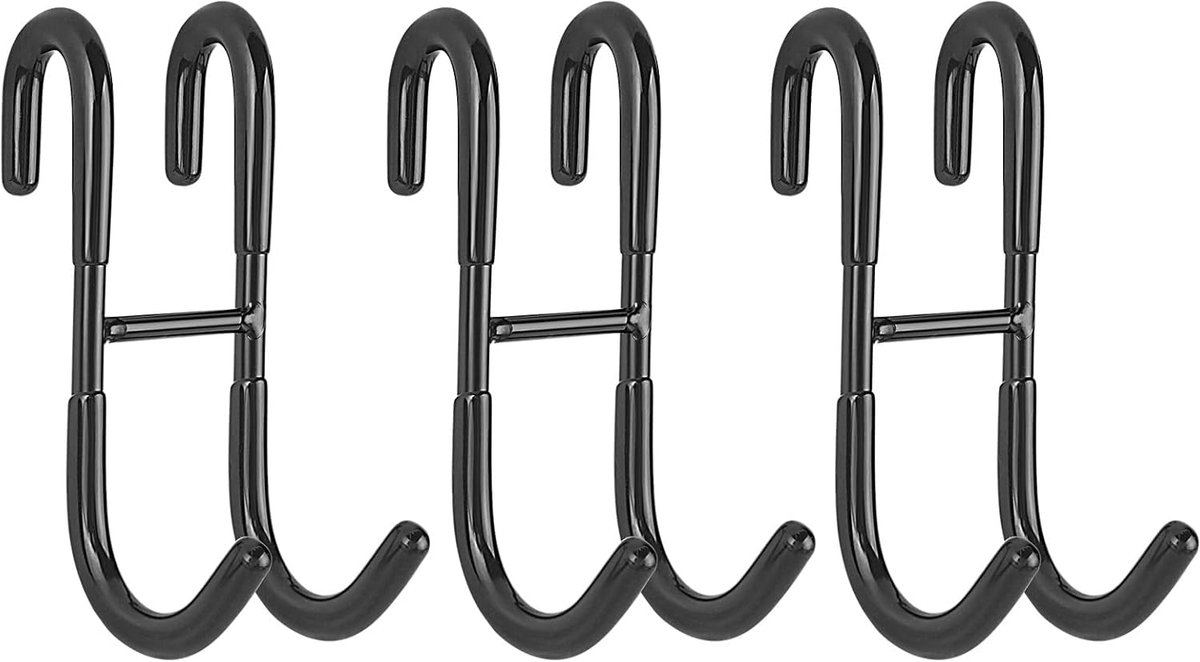 Sander Shop Douchedeurhaken (3-pack), bovendeurhaken voor badkamer frameloze glazen douche