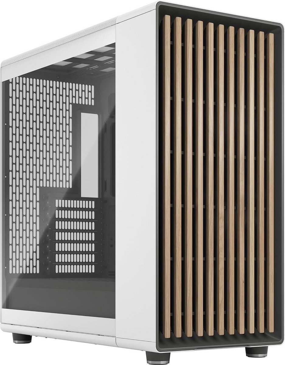 Grote PC Behuizing E-ATX ATX mATX mITX met Houten Details en Zijpanelen