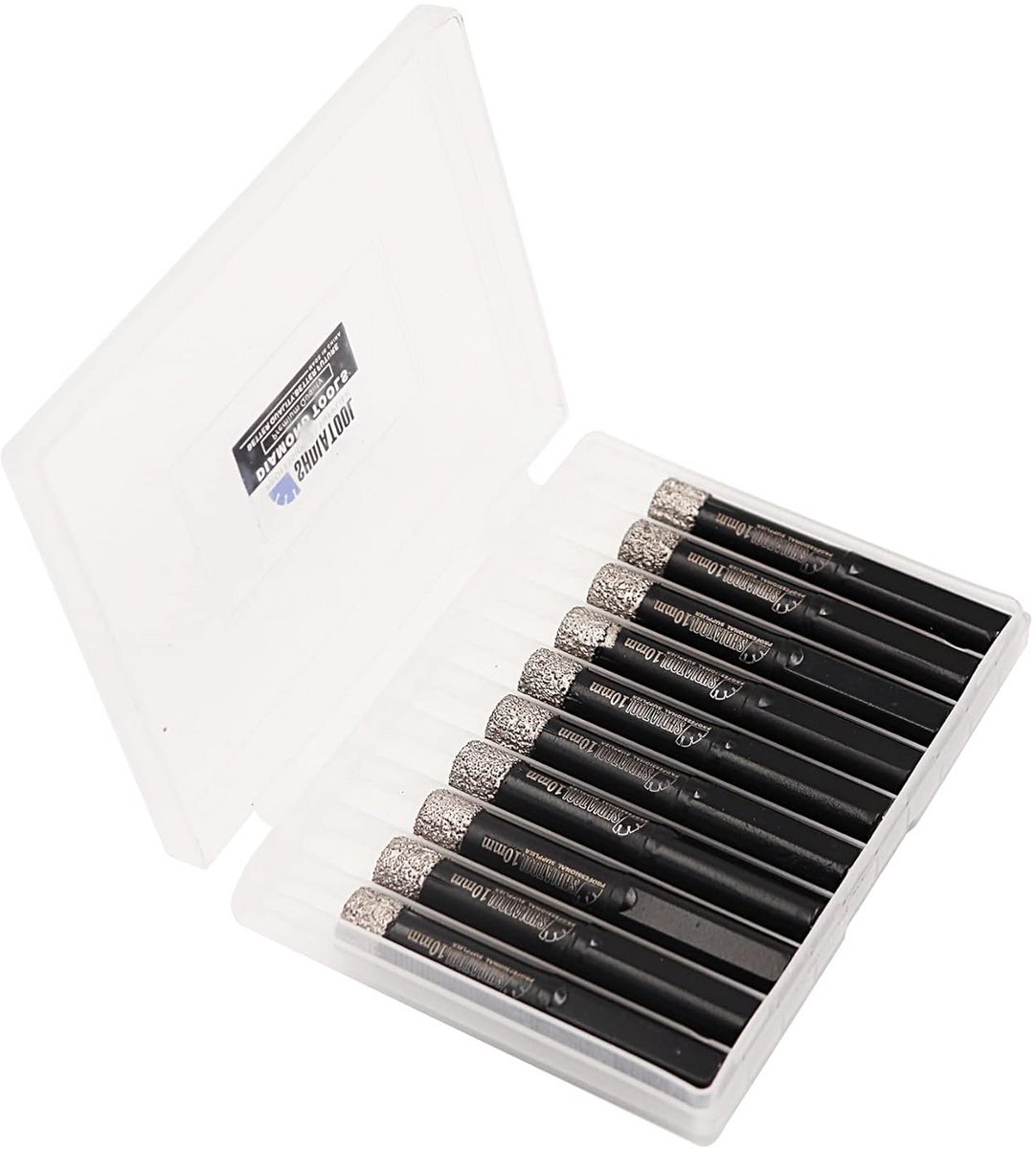 Diamant Tegelboor Set - 10x Diamant Gatenzaag voor Tegels, Graniet, Marmer en Keramiek
