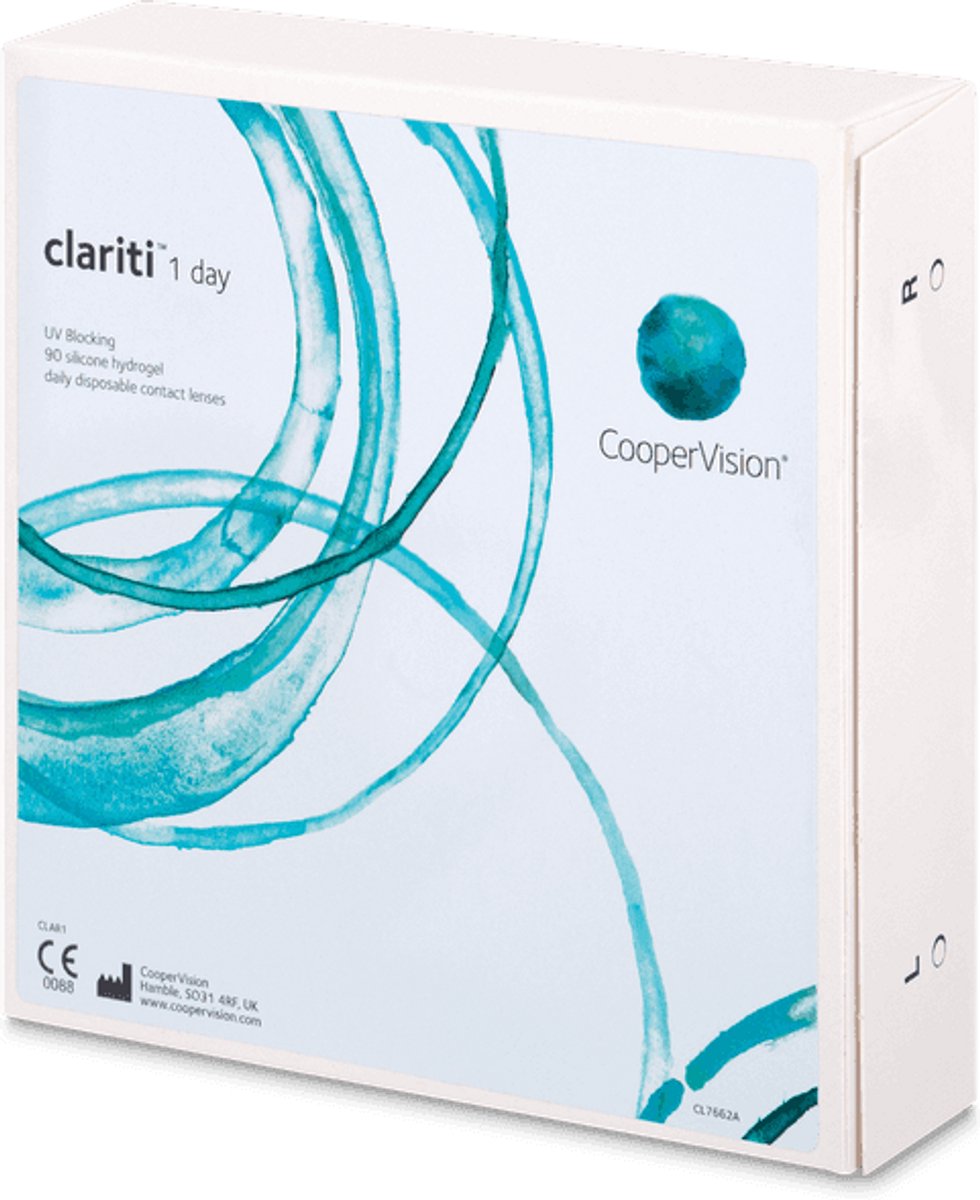 Clariti 1 Day (90 lenzen) Sterkte: -10.00, BC: 8.60, DIA: 14.10
