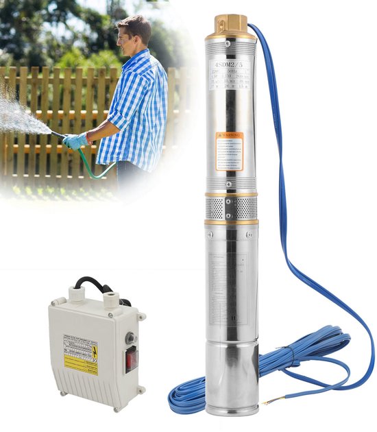 Diepe Bronpomp - Stroom 4000 L/H - 370W Dompelpomp - Maximale ...