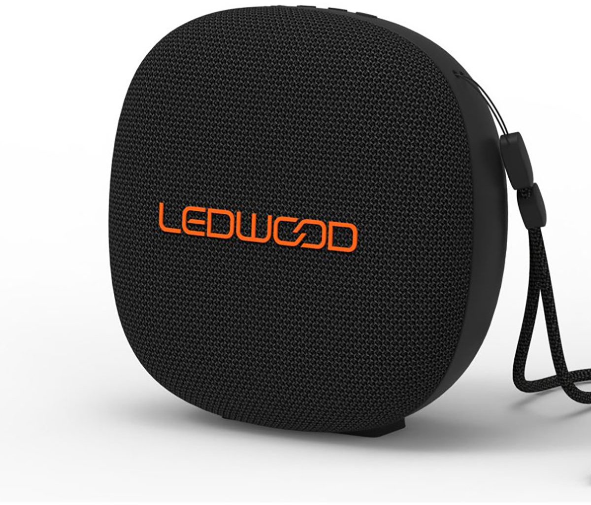 Ledwood, 15W draagbare Bluetooth-luidspreker met waterdichte LED Surround, Zwart