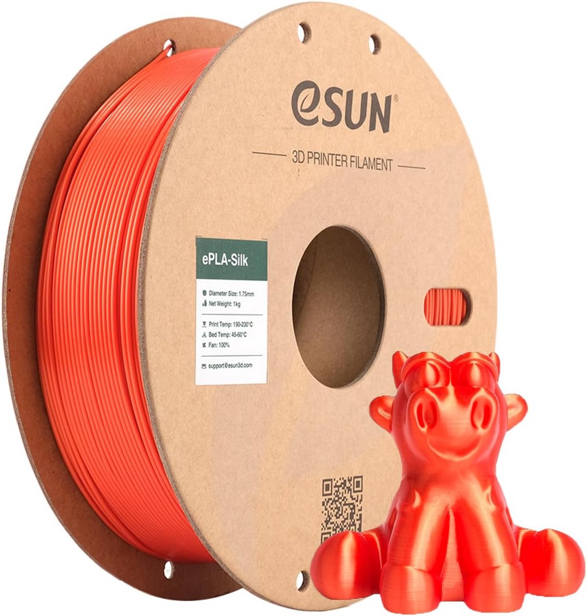 Zijdeachtig Glanzend PLA Filament 1.75mm voor 3D Printer - 1KG Spoel - Hoge Precisie