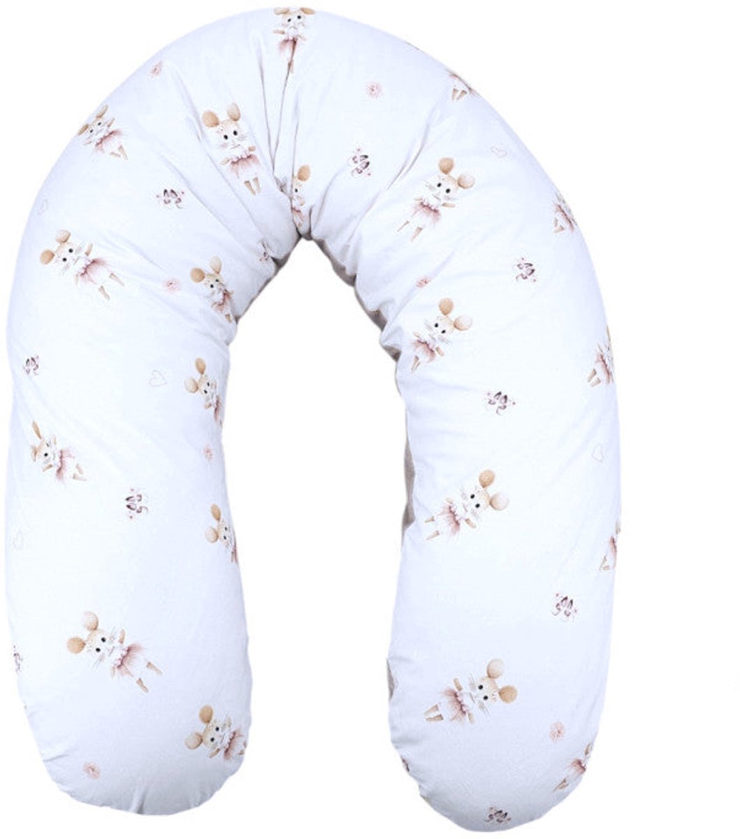Velvet Nursing Pillow Ballerina Mouse