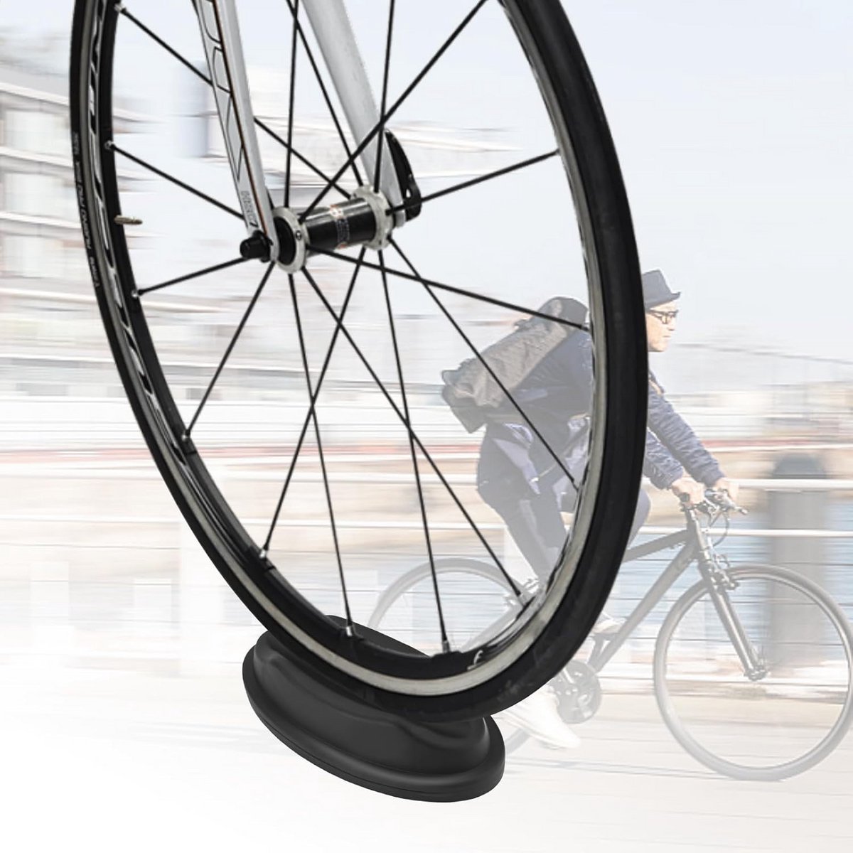 Voorwiel Steun voor Rollentrainer Indoor Fietsen – Stabiele Ondersteuning