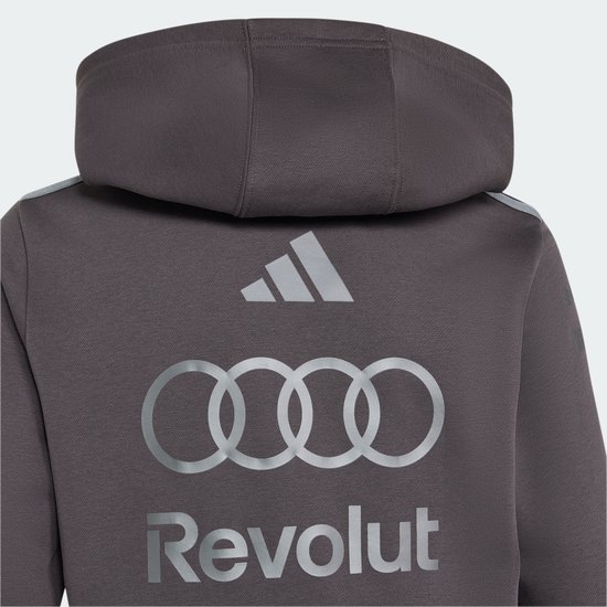 Adidas Performance Audi Revolut F1 Team Coureurshoodie Jeugd - Kinderen - Grijs van Merkloos — afbeelding 5